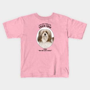 Lucky Lahasa Apso Kids T-Shirt